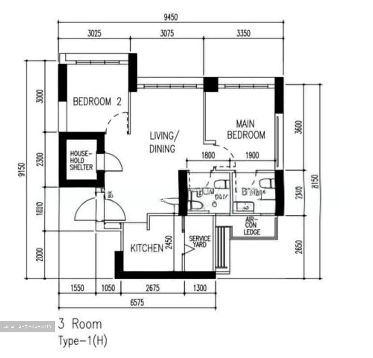 Blk 94 Skyparc @ Dawson (Queenstown), HDB 3 Rooms #635822001